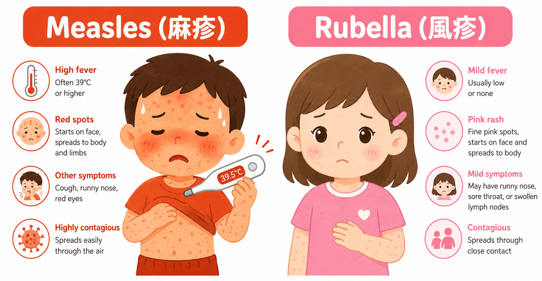 MR vaccine protects against measles and rubella